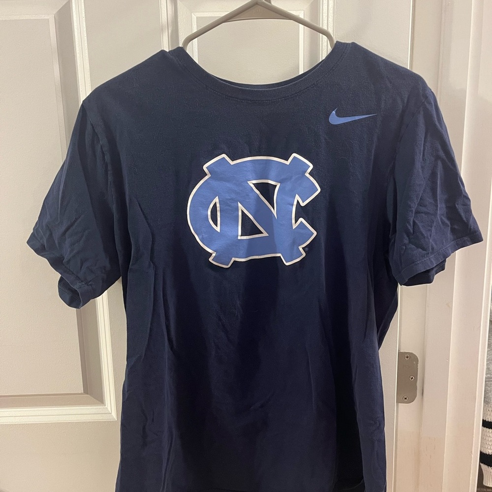 Nike Dark Blue UNC Logo Tee